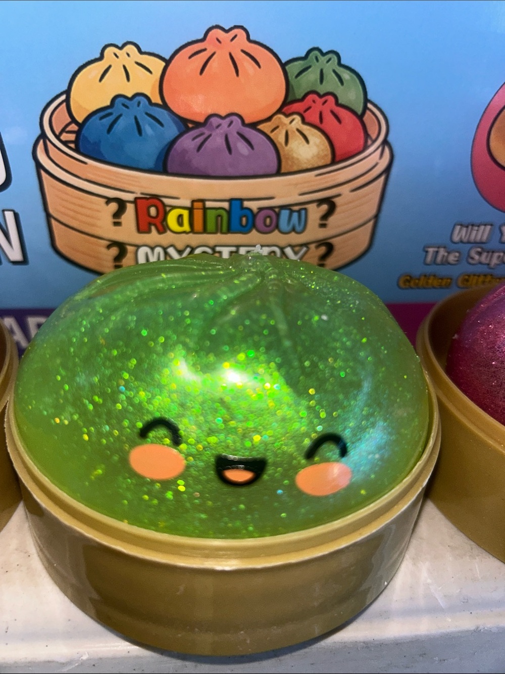 mystery glitter dumpling
